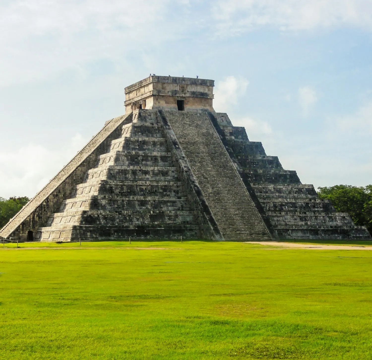 The open grounds around the pyramid