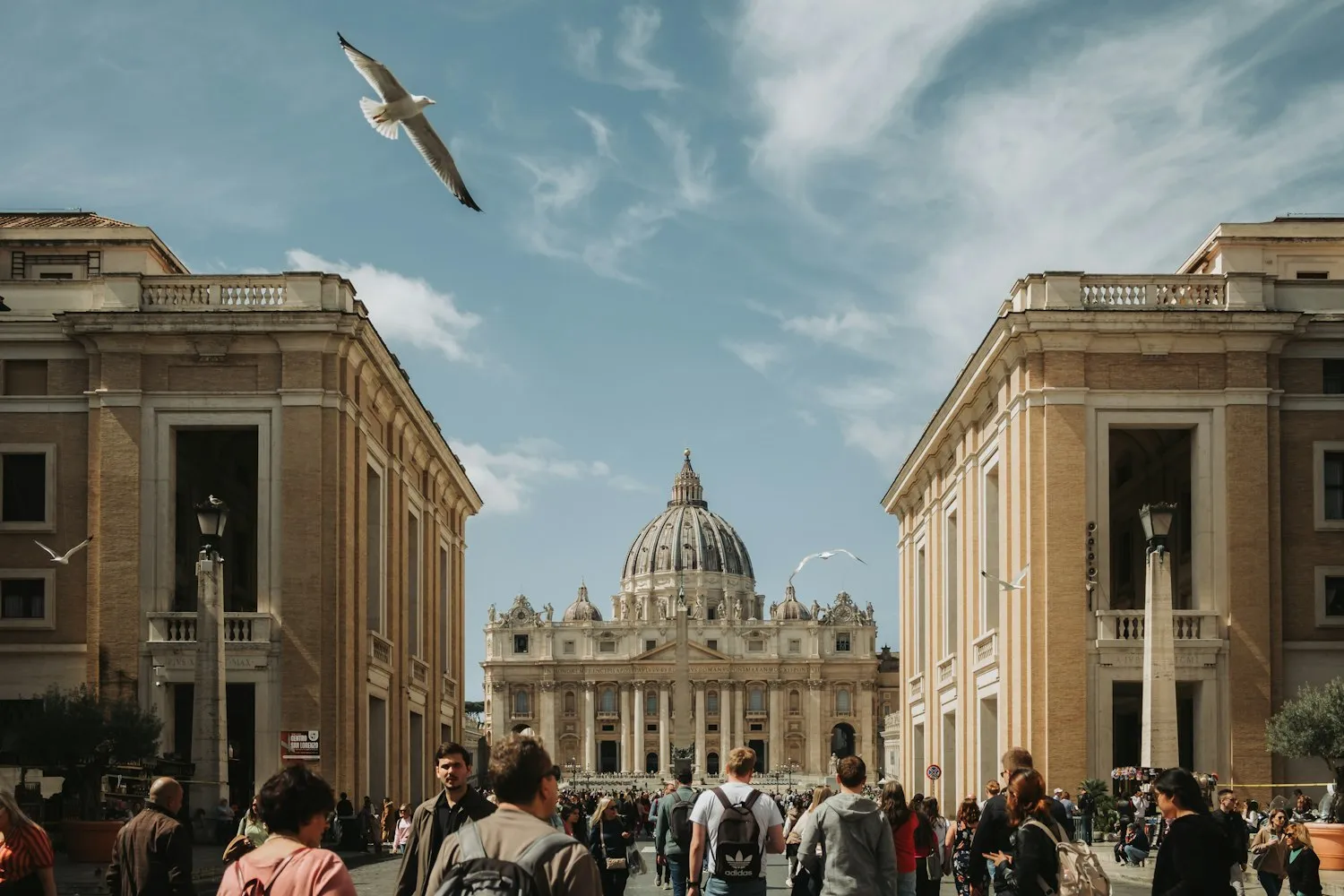 The approach toward St. Peter’s Square